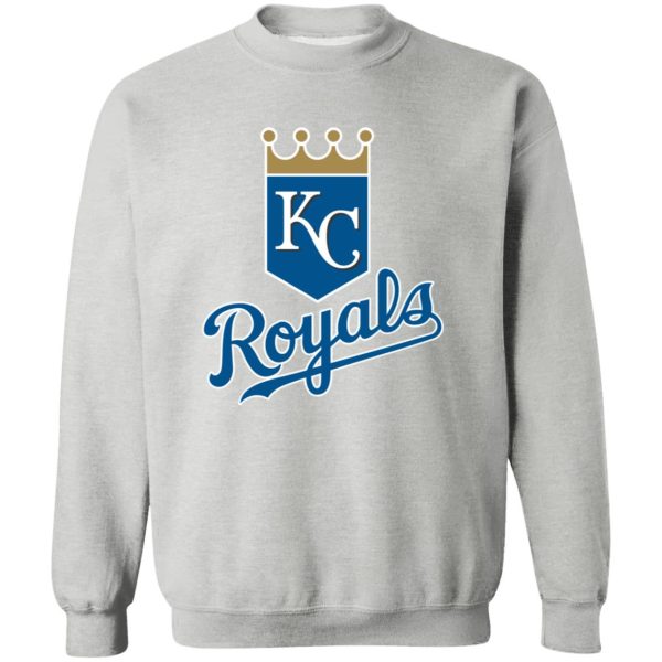 Kansas City Royals Baseball  Unisex Sizing Blend Material Crewneck Pullover Sweatshirt - Image 2