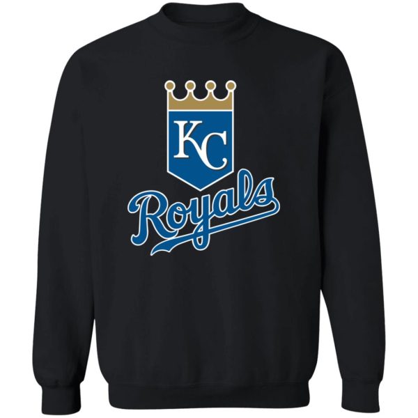 Kansas City Royals Baseball  Unisex Sizing Blend Material Crewneck Pullover Sweatshirt - Image 4