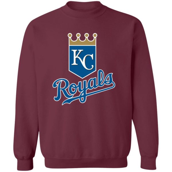 Kansas City Royals Baseball  Unisex Sizing Blend Material Crewneck Pullover Sweatshirt - Image 5