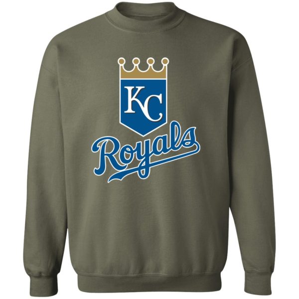 Kansas City Royals Baseball  Unisex Sizing Blend Material Crewneck Pullover Sweatshirt - Image 7