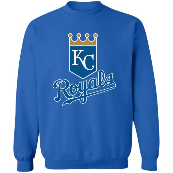 Kansas City Royals Baseball  Unisex Sizing Blend Material Crewneck Pullover Sweatshirt - Image 9