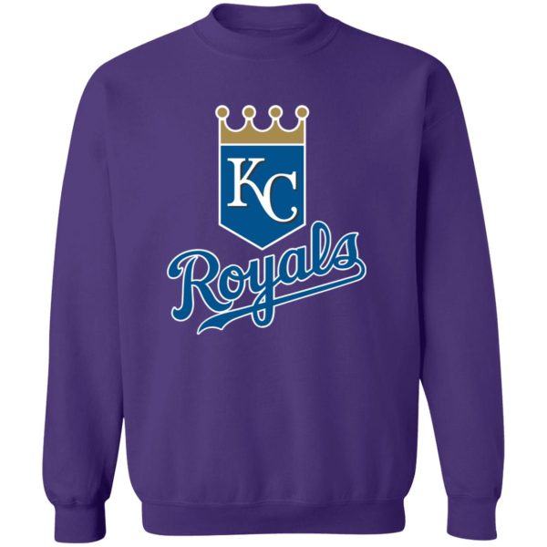 Kansas City Royals Baseball  Unisex Sizing Blend Material Crewneck Pullover Sweatshirt - Image 11