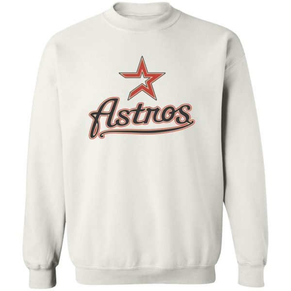 Houston Astros Baseball  Unisex Sizing Blend Material Crewneck Pullover Sweatshirt - Image 3