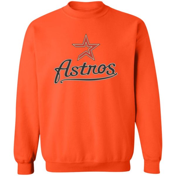 Houston Astros Baseball  Unisex Sizing Blend Material Crewneck Pullover Sweatshirt - Image 5