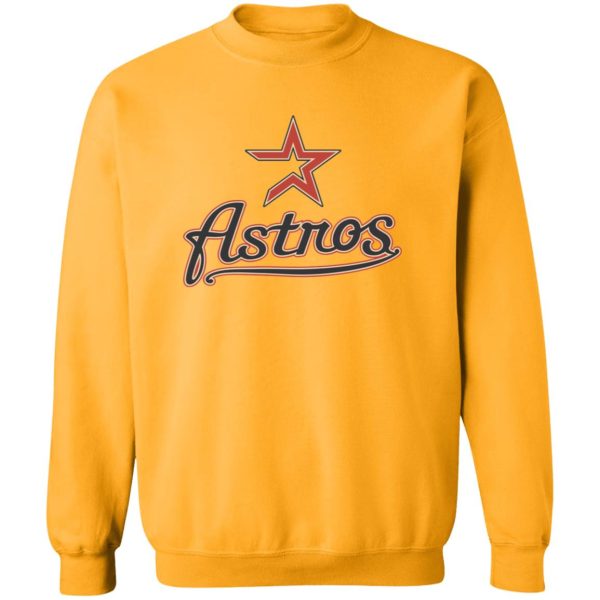 Houston Astros Baseball  Unisex Sizing Blend Material Crewneck Pullover Sweatshirt - Image 4