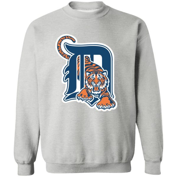 Detroit Tigers Baseball  Unisex Sizing Blend Material Crewneck Pullover Sweatshirt - Image 2