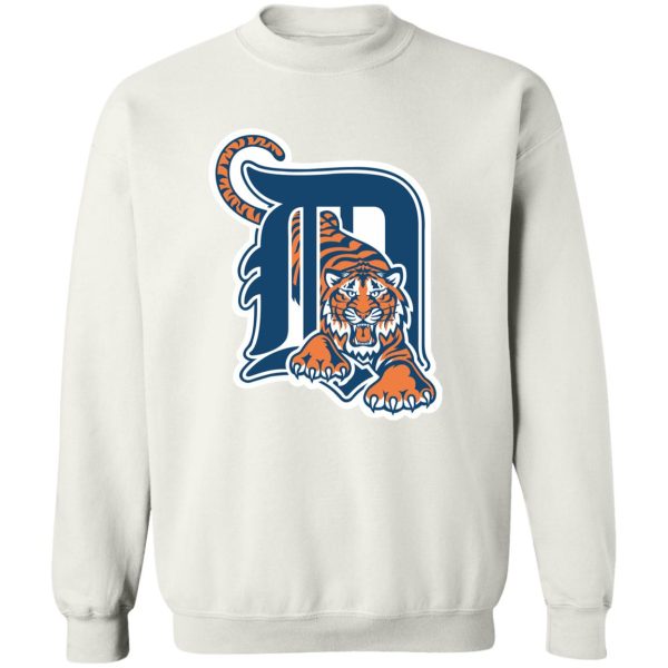 Detroit Tigers Baseball  Unisex Sizing Blend Material Crewneck Pullover Sweatshirt - Image 3