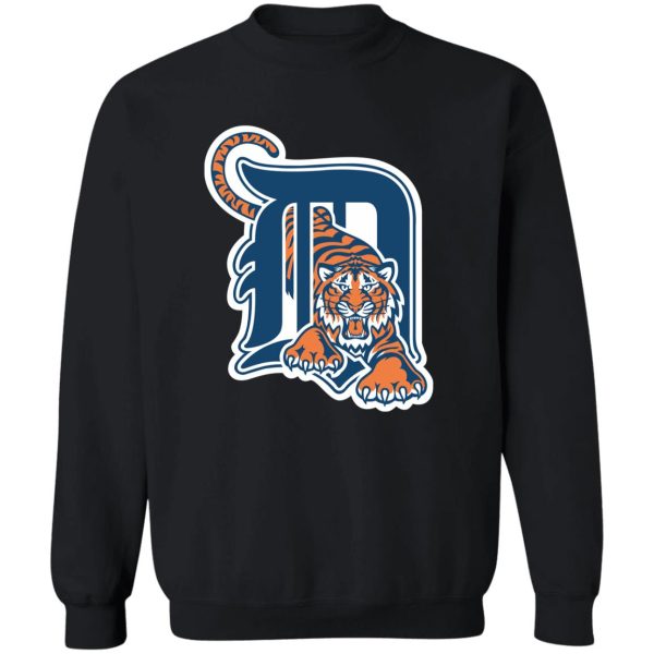 Detroit Tigers Baseball  Unisex Sizing Blend Material Crewneck Pullover Sweatshirt - Image 4