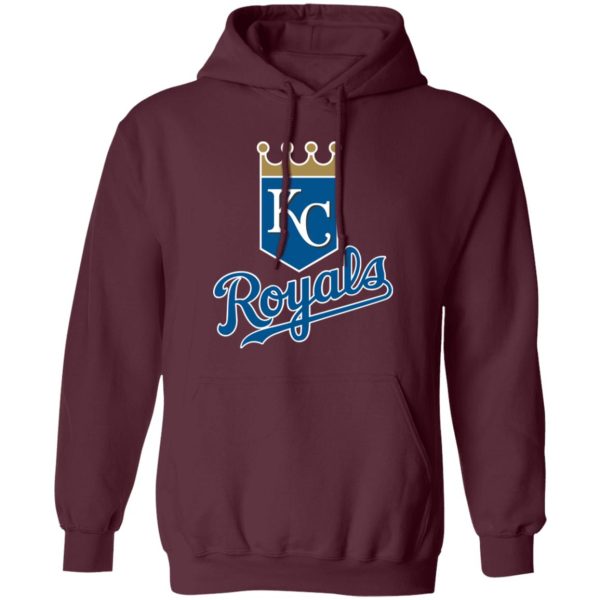 Kansas City Royals Baseball  Unisex Sizing Blend Material Pullover Hoodie - Image 8