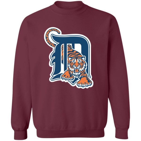 Detroit Tigers Baseball  Unisex Sizing Blend Material Crewneck Pullover Sweatshirt - Image 5