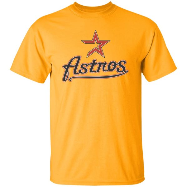 Houston Astros Baseball  Unisex Cotton. T-Shirt - Image 2