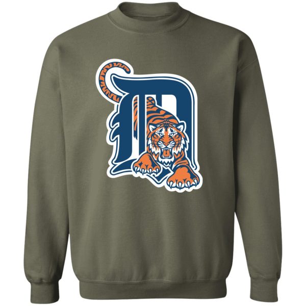 Detroit Tigers Baseball  Unisex Sizing Blend Material Crewneck Pullover Sweatshirt - Image 7