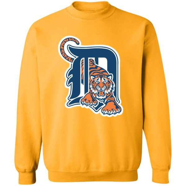 Detroit Tigers Baseball  Unisex Sizing Blend Material Crewneck Pullover Sweatshirt - Image 10