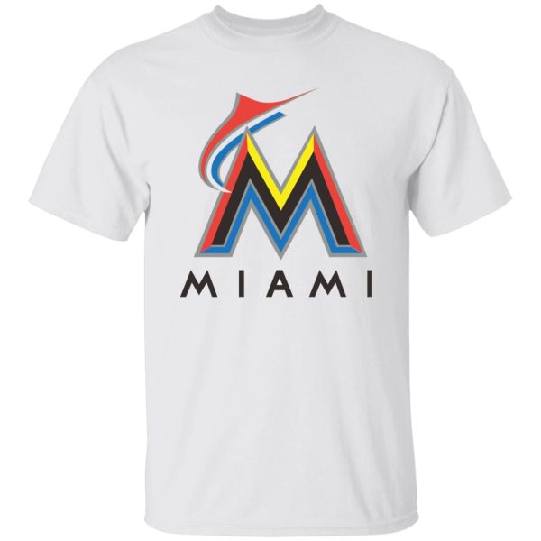 Miami Marlins Baseball  Unisex Cotton. T-Shirt