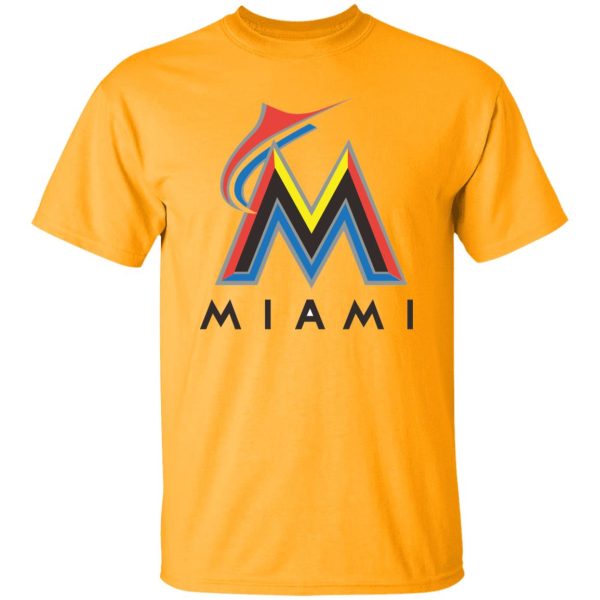 Miami Marlins Baseball  Unisex Cotton. T-Shirt - Image 4