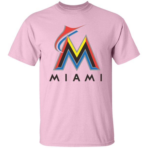 Miami Marlins Baseball  Unisex Cotton. T-Shirt - Image 5