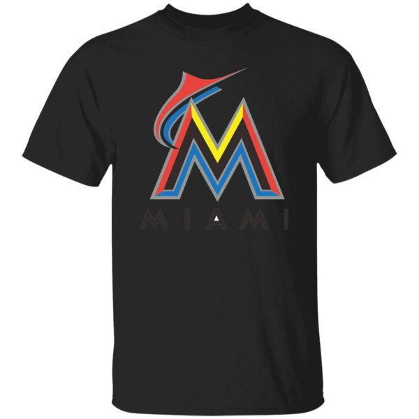 Miami Marlins Baseball  Unisex Cotton. T-Shirt - Image 3