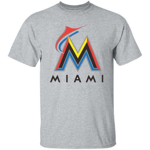 Miami Marlins Baseball  Unisex Cotton. T-Shirt - Image 11