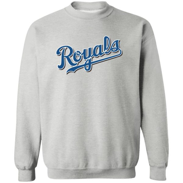 Kansas City Royals Baseball  Unisex Sizing Blend Material Crewneck Pullover Sweatshirt - Image 2