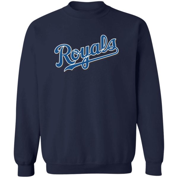 Kansas City Royals Baseball  Unisex Sizing Blend Material Crewneck Pullover Sweatshirt - Image 6