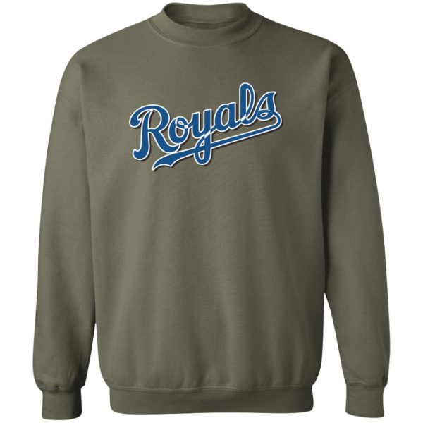 Kansas City Royals Baseball  Unisex Sizing Blend Material Crewneck Pullover Sweatshirt - Image 7