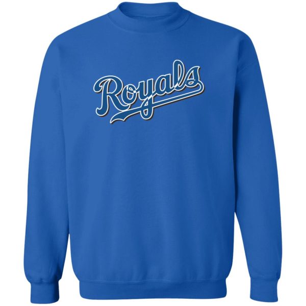 Kansas City Royals Baseball  Unisex Sizing Blend Material Crewneck Pullover Sweatshirt - Image 9