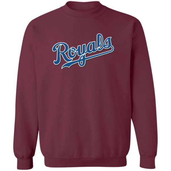 Kansas City Royals Baseball  Unisex Sizing Blend Material Crewneck Pullover Sweatshirt - Image 5