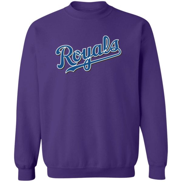 Kansas City Royals Baseball  Unisex Sizing Blend Material Crewneck Pullover Sweatshirt - Image 11