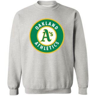 Athletics Baseball Unisex Sizing Blend Material Crewneck Pullover Sweatshirt