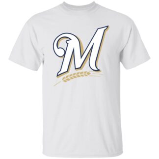 Milwaukee Brewers Baseball Unisex Cotton. T-Shirt