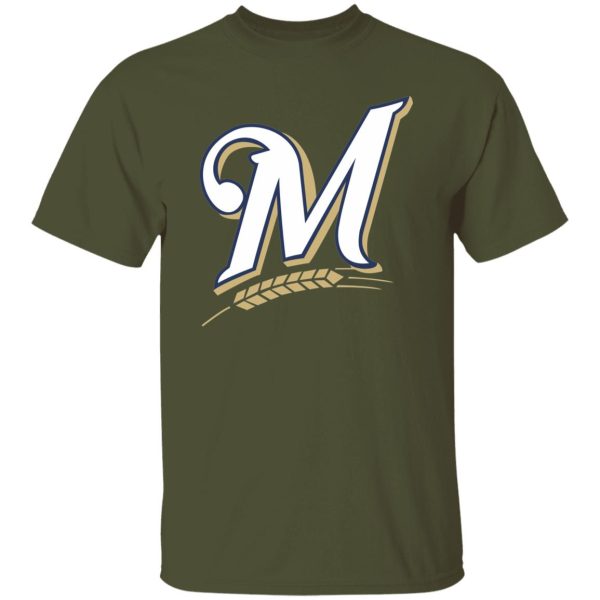 Milwaukee Brewers Baseball  Unisex Cotton. T-Shirt - Image 2