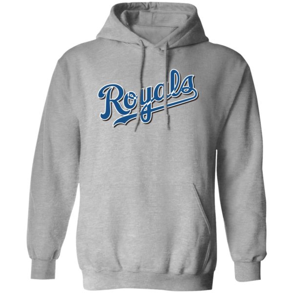 Kansas City Royals Baseball  Unisex Sizing Blend Material Pullover Hoodie - Image 2