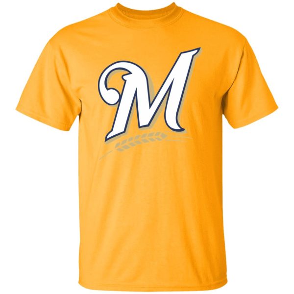 Milwaukee Brewers Baseball  Unisex Cotton. T-Shirt - Image 4