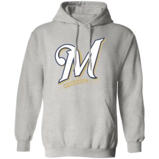 Milwaukee Brewers Baseball Unisex Sizing Blend Material Pullover Hoodie