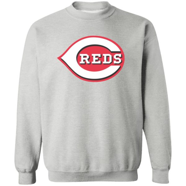 Cincinnati Reds Baseball  Unisex Sizing Blend Material Crewneck Pullover Sweatshirt - Image 2