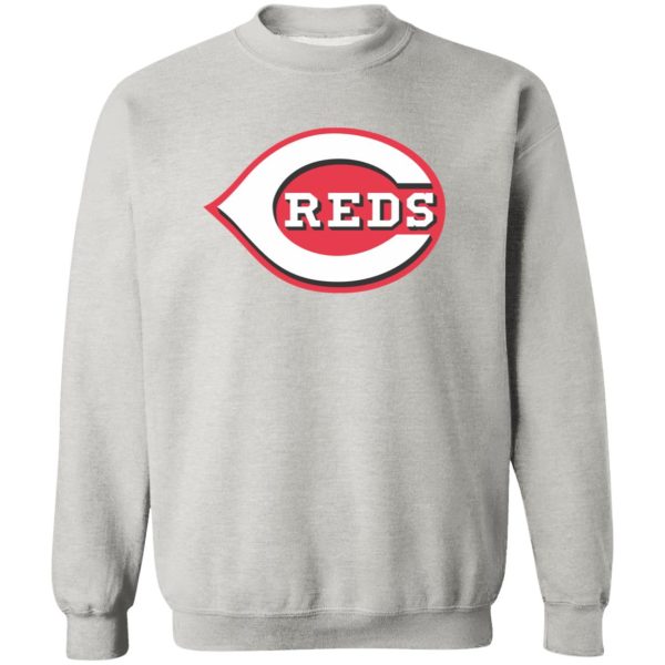 Cincinnati Reds Baseball  Unisex Sizing Blend Material Crewneck Pullover Sweatshirt