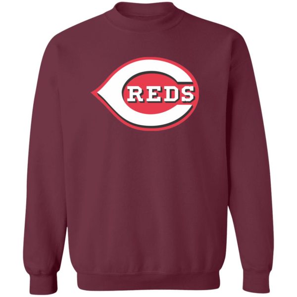 Cincinnati Reds Baseball  Unisex Sizing Blend Material Crewneck Pullover Sweatshirt - Image 5