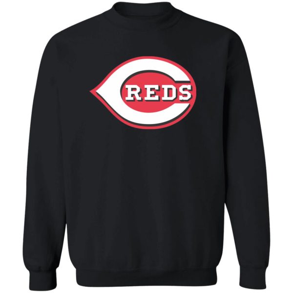 Cincinnati Reds Baseball  Unisex Sizing Blend Material Crewneck Pullover Sweatshirt - Image 4