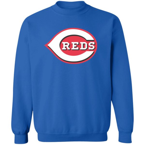 Cincinnati Reds Baseball  Unisex Sizing Blend Material Crewneck Pullover Sweatshirt - Image 9