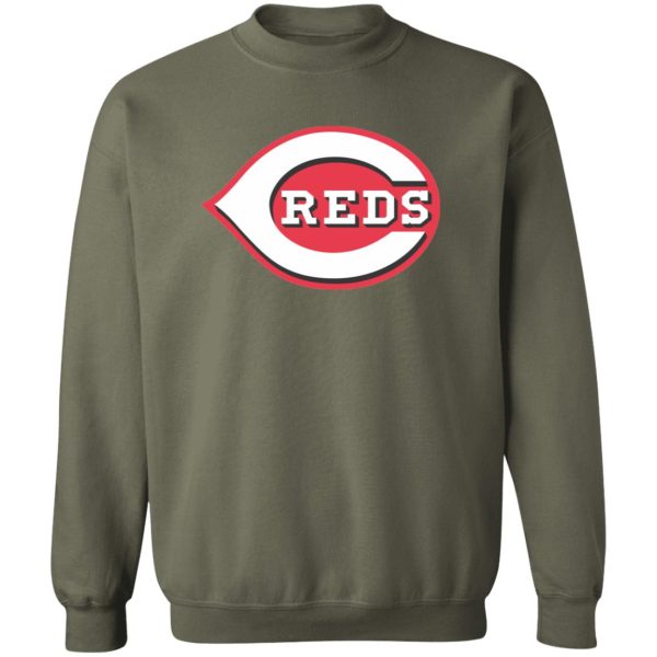 Cincinnati Reds Baseball  Unisex Sizing Blend Material Crewneck Pullover Sweatshirt - Image 7