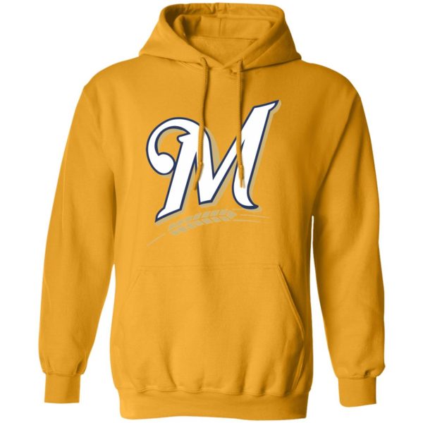 Milwaukee Brewers Baseball  Unisex Sizing Blend Material Pullover Hoodie - Image 6