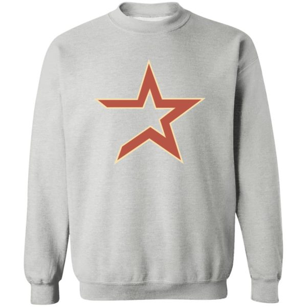 Houston Astros Baseball  Unisex Sizing Blend Material Crewneck Pullover Sweatshirt - Image 2