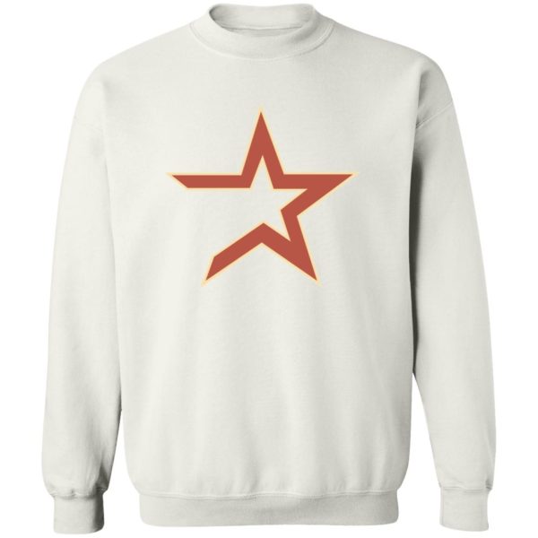 Houston Astros Baseball  Unisex Sizing Blend Material Crewneck Pullover Sweatshirt - Image 3