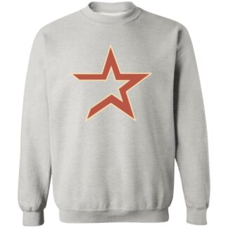 Houston Astros Baseball Unisex Sizing Blend Material Crewneck Pullover Sweatshirt