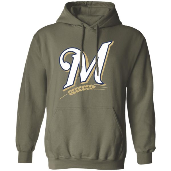 Milwaukee Brewers Baseball  Unisex Sizing Blend Material Pullover Hoodie - Image 9