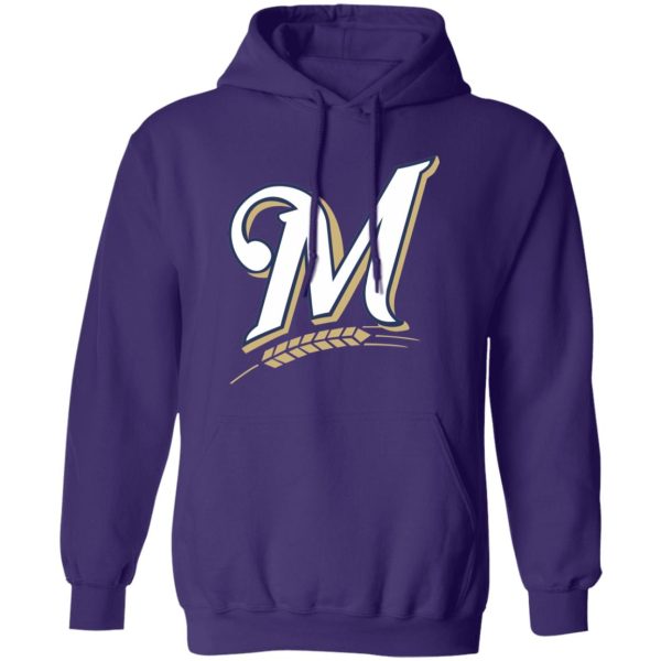 Milwaukee Brewers Baseball  Unisex Sizing Blend Material Pullover Hoodie - Image 11