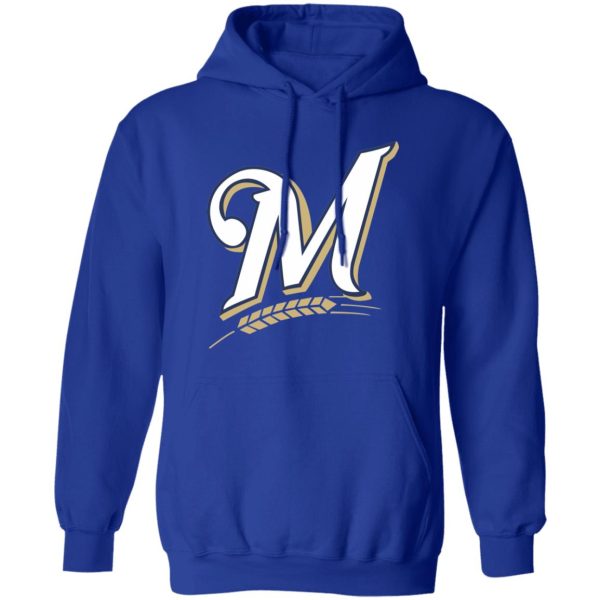 Milwaukee Brewers Baseball  Unisex Sizing Blend Material Pullover Hoodie - Image 12