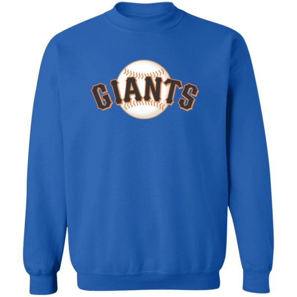 San Francisco Giants Baseball  Unisex Sizing Blend Material Crewneck Pullover Sweatshirt - Image 9