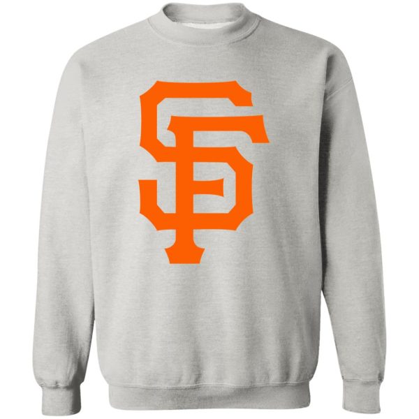 San Francisco Giants Baseball  Unisex Sizing Blend Material Crewneck Pullover Sweatshirt