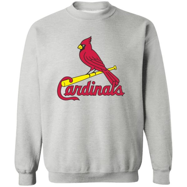 St. Louis Cardinals Baseball  Unisex Sizing Blend Material Crewneck Pullover Sweatshirt - Image 2